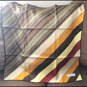 Pierre Balmain Paris Striped Scarf